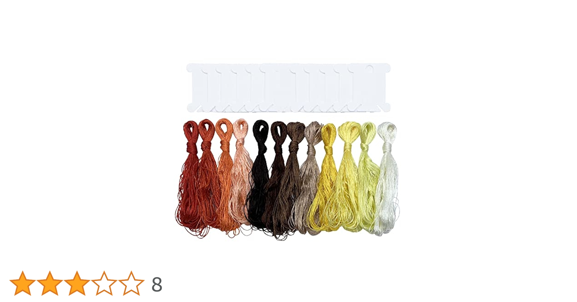 Amazon | 12色 絹糸 刺繍糸 生糸 シルク クロスステッチ 12束